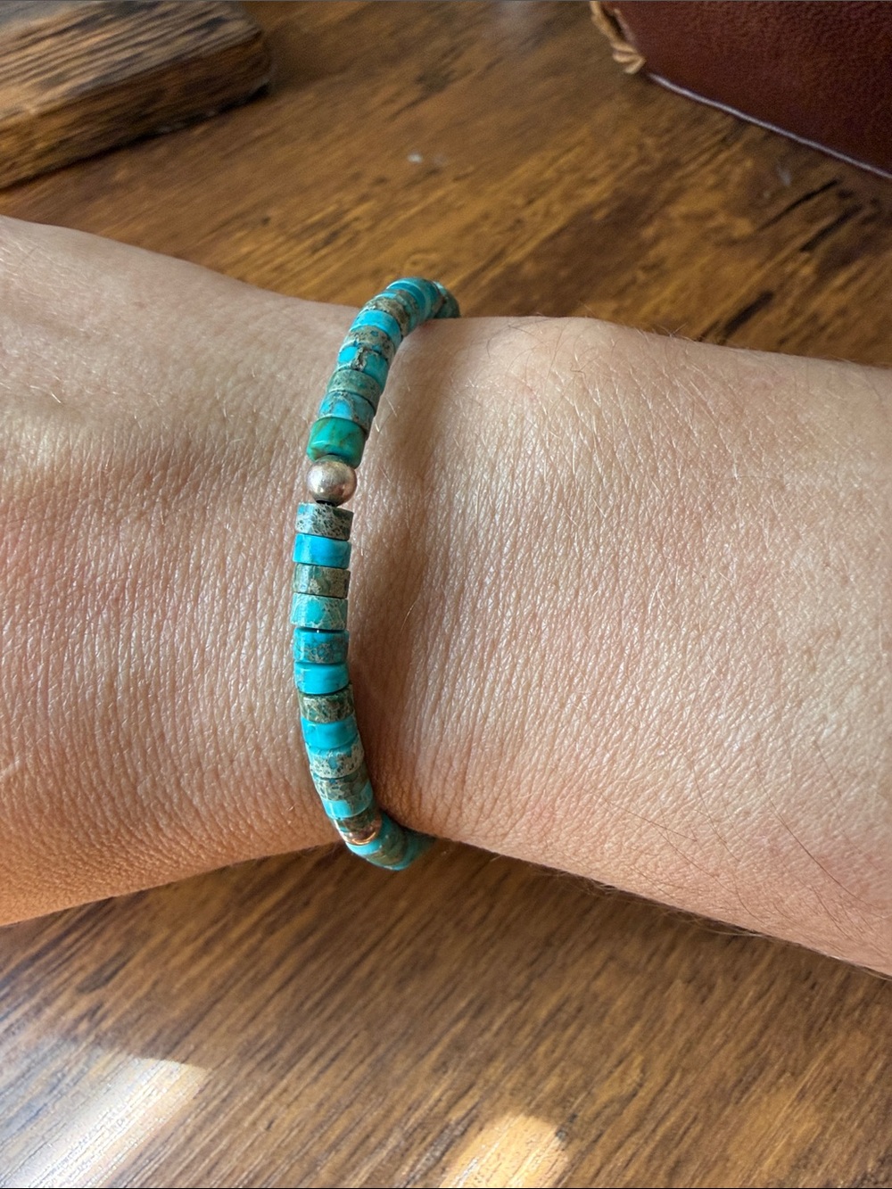 Turquoise Heishi Bead wrap Bracelet - Women Jewelry